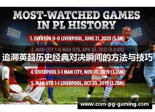 追溯英超历史经典对决瞬间的方法与技巧